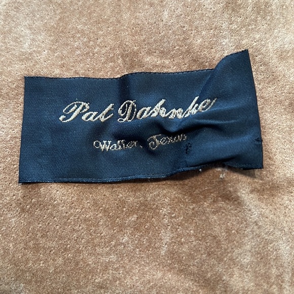 Pat Dahnke Vintage Calf Hair Belt With Long Brown Suede Fringe Velcro Closure - Picture 11 of 12